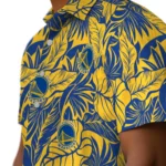 Golden State Warriors Hawaiian Shirt – Monstera Layer