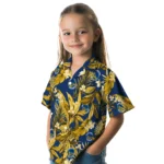Golden State Warriors Hawaiian Shirt – Palm Leaves