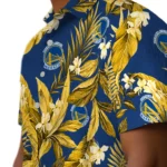 Golden State Warriors Hawaiian Shirt – Palm Leaves