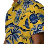 Golden State Warriors Hawaiian Shirt – Palm Sunset