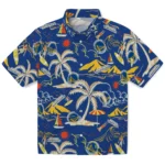 Golden State Warriors Hawaiian Shirt – Palm Tree Island