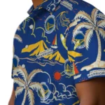 Golden State Warriors Hawaiian Shirt – Palm Tree Island