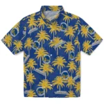 Golden State Warriors Hawaiian Shirt – Palm Tree Motif