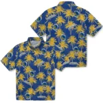 Golden State Warriors Hawaiian Shirt – Palm Tree Motif