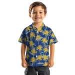 Golden State Warriors Hawaiian Shirt – Palm Tree Motif