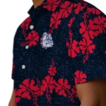 Gonzaga Bulldogs Hawaiian Shirt – 50th State Flower
