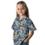 Gonzaga Bulldogs Hawaiian Shirt – Anthurium Overlay