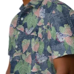 Gonzaga Bulldogs Hawaiian Shirt – Anthurium Overlay