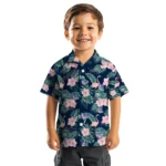 Gonzaga Bulldogs Hawaiian Shirt – Flamingo and Hibiscus