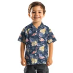 Gonzaga Bulldogs Hawaiian Shirt – Flamingo Hibiscus