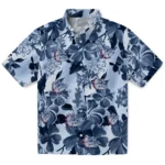 Gonzaga Bulldogs Hawaiian Shirt – Hibiscus Arrangement