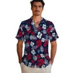 Gonzaga Bulldogs Hawaiian Shirt – Hibiscus Flower Design