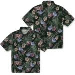 Gonzaga Bulldogs Hawaiian Shirt – Hibiscus Leaves Pattern