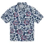 Gonzaga Bulldogs Hawaiian Shirt – Hibiscus Motif