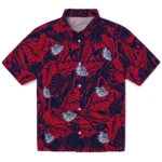 Gonzaga Bulldogs Hawaiian Shirt – Monstera Layer