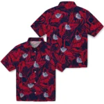 Gonzaga Bulldogs Hawaiian Shirt – Monstera Layer