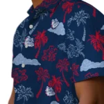 Gonzaga Bulldogs Hawaiian Shirt – Palm And Clouds