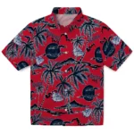 Gonzaga Bulldogs Hawaiian Shirt – Palm Sunset