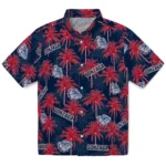 Gonzaga Bulldogs Hawaiian Shirt – Palm Tree Motif