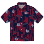 Gonzaga Bulldogs Hawaiian Shirt – Turtle Lines