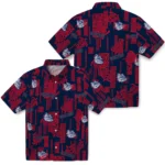 Gonzaga Bulldogs Hawaiian Shirt – Turtle Lines