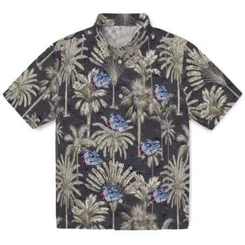 gonzaga bulldogs palm shadows blue hawaiian shirts best selling