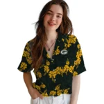 Green Bay Packers Hawaiian Shirt – 50th State Flower
