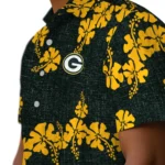 Green Bay Packers Hawaiian Shirt – 50th State Flower