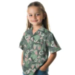 Green Bay Packers Hawaiian Shirt – Anthurium Overlay