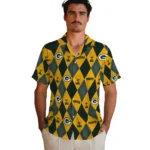 Green Bay Packers Hawaiian Shirt – Golfing Plaid
