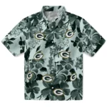 Green Bay Packers Hawaiian Shirt – Hibiscus Arrangement