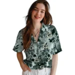 Green Bay Packers Hawaiian Shirt – Hibiscus Arrangement