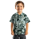 Green Bay Packers Hawaiian Shirt – Hibiscus Arrangement