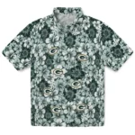 Green Bay Packers Hawaiian Shirt – Hibiscus Blooms