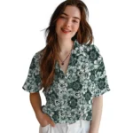 Green Bay Packers Hawaiian Shirt – Hibiscus Blooms