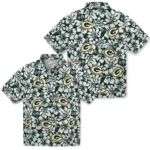 Green Bay Packers Hawaiian Shirt – Hibiscus Motif