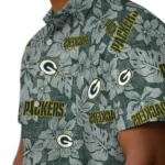 Green Bay Packers Hawaiian Shirt – Hibiscus Oasis