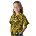 Green Bay Packers Hawaiian Shirt – Monstera Layer