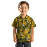 Green Bay Packers Hawaiian Shirt – Monstera Layer