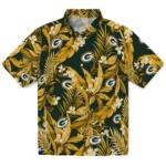 Green Bay Packers Hawaiian Shirt – Palm Leaves