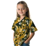 Green Bay Packers Hawaiian Shirt – Palm Leaves