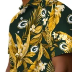 Green Bay Packers Hawaiian Shirt – Palm Leaves