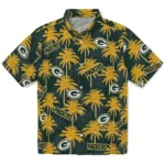 Green Bay Packers Hawaiian Shirt – Palm Tree Motif