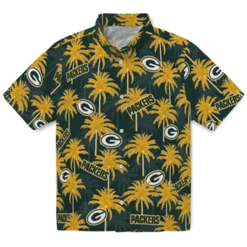 green bay packers palm grove green hawaiian shirts best selling