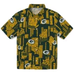 Green Bay Packers Hawaiian Shirt – Turtle Lines