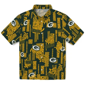 green bay packers turtle lines green hawaiian shirts best selling