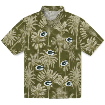 green bay packers palm shadows green hawaiian shirts best selling