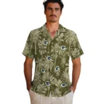 Green Bay Packers Hawaiian Shirt – Vintage Palm Tree