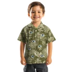 Green Bay Packers Hawaiian Shirt – Vintage Palm Tree