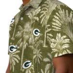 Green Bay Packers Hawaiian Shirt – Vintage Palm Tree